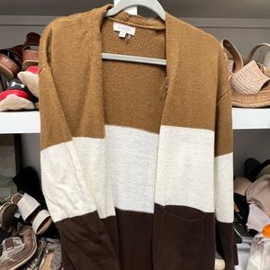 Sweater cardigan, size small